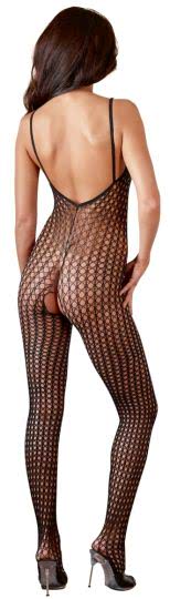 Cottelli Grobnetz Catsuit mit Spaghettitr�gern auch in XXL