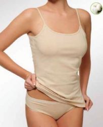 Lisca Baumwoll Top mit Spaghettitr�gern Serie Aura