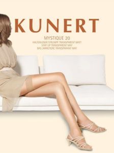 Kunert halterloser Strumpf Mystic