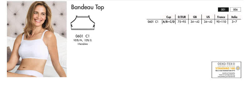 Anita Care Bandeau Top 0601 Anita Care Bandeau Top 0601