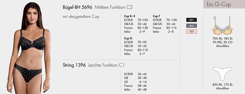 Anita Mila Bügel BH 5696 und String 1396 Anita Mila Bügel BH 5696 und String 1396