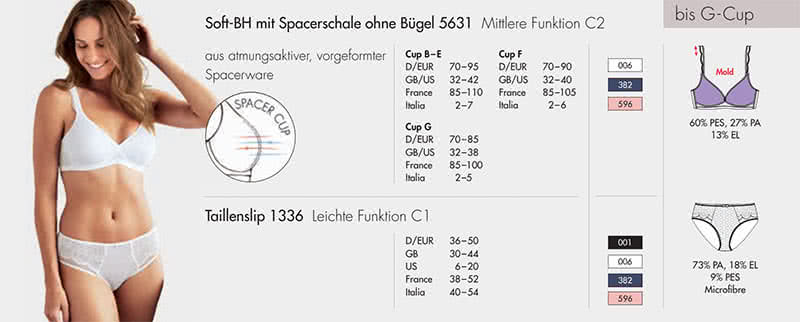 Anita Selma Soft-BH mit Spacerschale ohne Bügel 5631