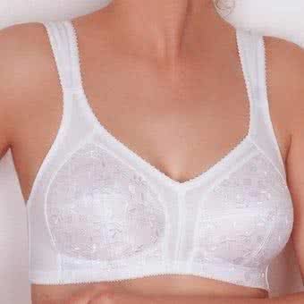 Format Mieder-BH ohne Bügel in Weiß – bequemer Halt und elegante Stützfunktion