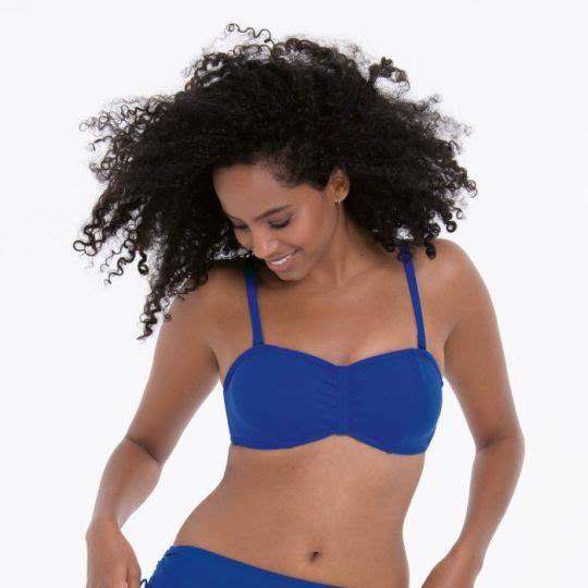 Anita Bikini Oberteil Ella abnehmbare Träger royalblau 44 F