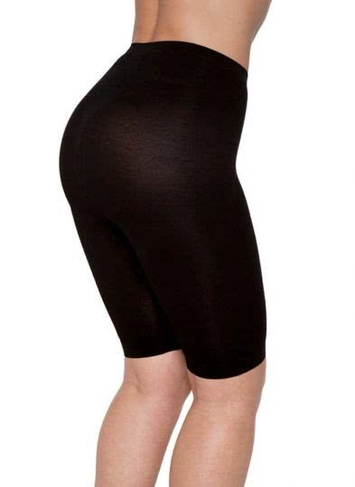 Langbeinhose schwarz 2XL Figur formend