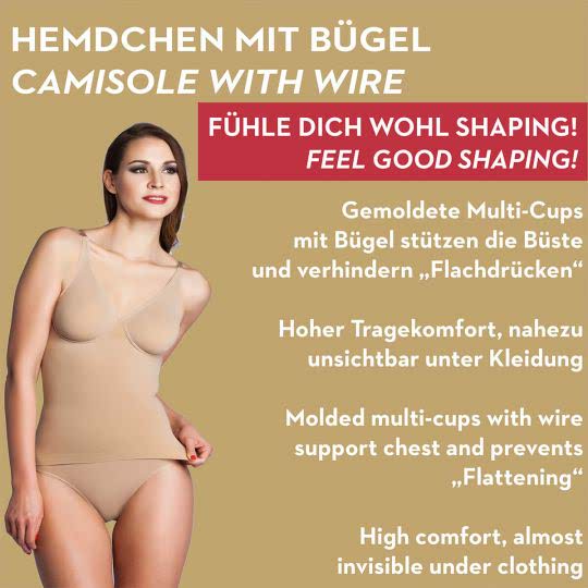 BH-Hemd Größe L haut Shapewear