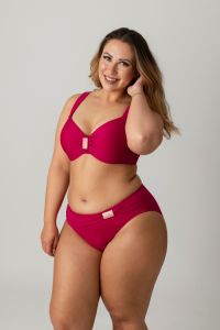 Ulla Bikini Slip mit Spange St. Tropez 36-54 rot