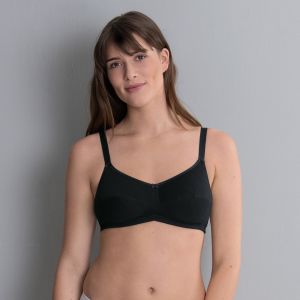 Anita Allie Care BH ohne Bügel mit Baumwolle schwarz 5301X