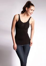 Angebot Miss Perfect Bodyforming Hemd ohne Bügel lang 3XL schwarz