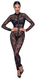 Cottelli Catsuit Overall  Noir in Hammer Optik Größe S