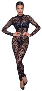 Cottelli Catsuit Overall  Noir in Hammer Optik S/M