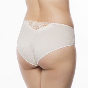 Rückseite Slip ecru Ulla Maxima 1130 mit Stickerei
