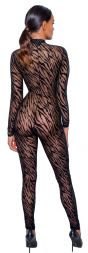 Cottelli Catsuit Overall  Noir in Hammer Optik S/M