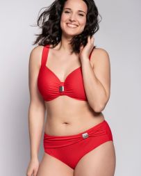 Ulla Bikini Slip mit Spange St. Tropez rot 9133