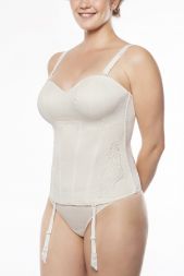 Ulla Corsage abnehmbare Träger Maxima 70-100 B-I Cup ecru 1182
