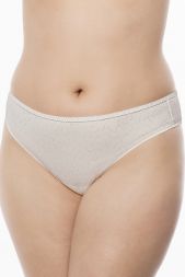 Ulla String mit Stickerei Maxima 36-54 ecru 1138