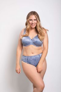 Ulla Slip Serie Viola bis Größe 56 in taubenblau