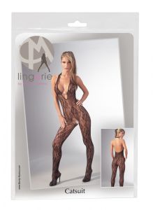 Cottelli Catsuit mit Perle und Neckholder bis Größe XL